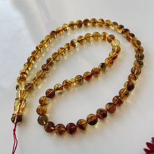 Perles de prière en ambre naturel avec inclusions d'insectes, chapelet en ambre - Product Image 6