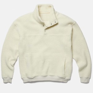 Chaqueta polar de diseño personalizado Sherpa-100% Poliéster Ropa de calle Bomber Chaquetas polares al aire libre - Product Image 3