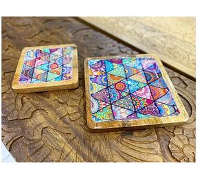 Plateau de service en incrustation d'os élégant fait à la main, conception durable de finition lisse pour les cadeaux de cuisine d'hôtel, plateaux de service - Product Image 2