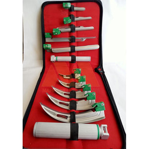 Kit Completo de Laringoscopio, Instrumento Quirúrgico Profesional de Acero Inoxidable para Clínicas, Juego de Laringoscopio de Alta Precisión - Product Image 3