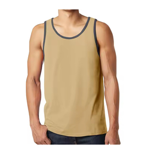 Vêtements de sport d'été pour hommes séchage rapide respirant débardeur sans manches Gym Fitness gilet pour entraînement course à pied entraînement décontracté tricoté - Product Image 1