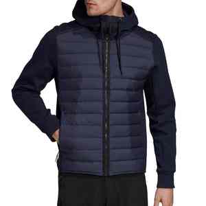 2026 Wholesale New Custom Long High Street Style Breathable <b>Mens</b> Hooded Winter Puffer <b>Jacket</b> - Product Image 5