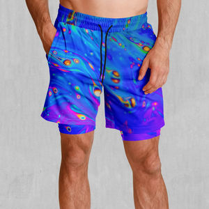 Short de sublimation décontracté pour hommes, marque distributeur, avec 2 poches latérales personnalisées, nouveauté 2025 OEM/ODM - Product Image 1