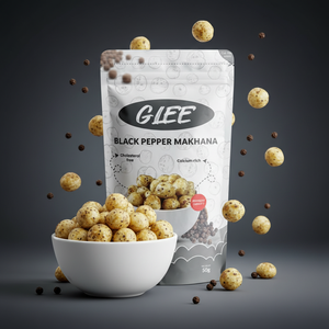 Nueces Makhana Tostadas Picantes con Sabor a Pimienta Negra, 50g, Sin Gluten, Bajas en Grasa, en Bolsa Doypack - Product Image 5