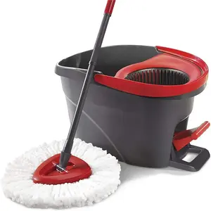 Good Sealed Mop Bucket Floor Cleaning System Easy Wring Microfiber Whirl Mop