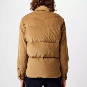 2025 nuevo bordado personalizado colores personalizados hombres invierno impermeable con capucha chaqueta acolchada poliéster guata burbuja Puff frente - Product Image 4