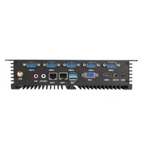 Mini PC Industrial sin Ventilador, 4LAN 6LAN RJ45 Gigabit, J4125 J6414 Core I3/i5/i7, Computadora Todo en Uno con Panel