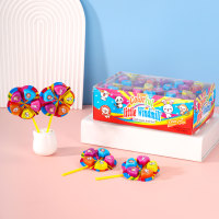 Heetverkopende kleurrijke kleine windmolen chocoladekoekjesbeker met leuke jam om in te dompelen, inclusief klein lepeltje, interactief kindersnack cadeau
