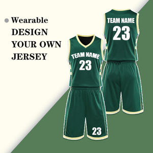 Uniforme de baloncesto juvenil para hombre, camiseta de baloncesto Retro de malla transpirable personalizada, impresión por sublimación de equipo de poliéster 100%, OEM - Product Image 2