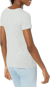 T-shirts à col en V tricotés décontractés à la mode pour femmes vente en gros d'été - Product Image 3
