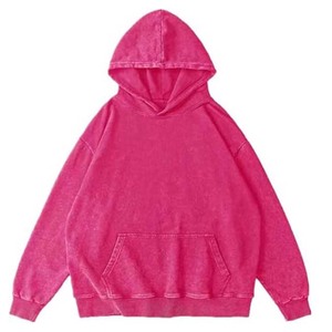 Nouveau design de qualité supérieure, sweat-shirts à capuche pour hommes, respirant, mélange polyester/coton, séchage rapide, style délavé à l'acide, broderie, hiver - Product Image 1