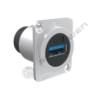9Pin blindé anti-poussière Double Port USB Type A/B 3.0 connecteur de câble de données prise de panneau USB siège femelle métal étanche à l'eau