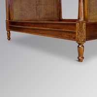 Ensemble de chambre à coucher élégant et luxueux en bois de teck massif, moderne, sculpté à la main, avec lit extensible et rangement, pour écoles, centres commerciaux, hôtels, hôpitaux, en bois de Java