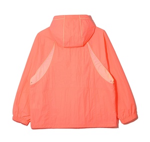 <b>Comfortable</b> Crinkle Nylon Windbreaker Jacket Best Price Plain Dyed Custom Logo Front Zipper Men's Windbreaker Jacket - Product Image 2