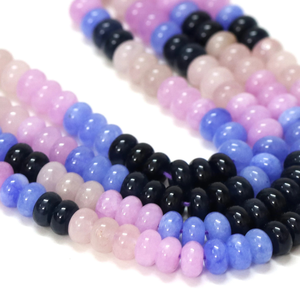 Cuentas Redondas de Ópalo Rosa: Hilo de 16 Pulgadas, Cuentas de Piedras Preciosas Lisas - Product Image 4