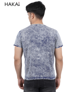เสื้อยืดคอกลมสไตล์วินเทจสำหรับผู้ชาย ผ้าถักจากฝ้าย 100% เป็นมิตรต่อสิ่งแวดล้อม - Product Image 2