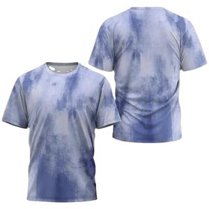 Chemises d'été pour hommes, T-shirts pour femmes, imprimés numériques tendance, décontractés, 100% polyester, anti-rides, respirants, séchage rapide - Product Image 2