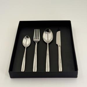 Meilleures ventes de couverts en acier inoxydable 202, couverts de luxe BRILLIANT, design unique, vaisselle polie miroir argentée à l'aviation - Product Image 5