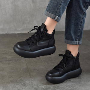 Bottes Espadrilles en Cuir pour <span class=keywords><strong>Femme</strong></span> à Talon Bas et Bout Pointu, Style Décontracté et Habillé, Idéales pour l'Été - Product Image 2