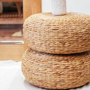 Puf Otomano de Jacinto de Agua de Alta Calidad y Confortable a Precio de Fábrica para Comedor y Sala de Estar - Product Image 1