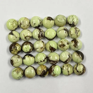 หินเลมอนคริโซเพรสทรงกลมเรียบ8มม. อัญมณีหลวมอัญมณีแท้ขายดีที่สุดจากผู้ผลิตทั่วไป - Product Image 2