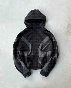 แจ็กเก็ตมีฮู้ดสำหรับผู้ชายเสื้อแจ็กเก็ตมีซิปเย็บปะติดโพลีเอสเตอร์ลายพรางเสื้อกันลม - Product Image 5