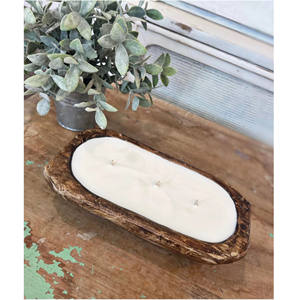 Bols à bougie de soja mangue de taille personnalisée dernière conception unique pièce maîtresse de table de bureau à domicile décorer les plats et les assiettes - Product Image 3