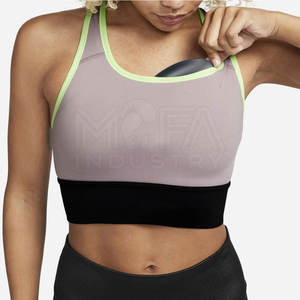 สปอร์ตบราไร้รอยต่อของผู้หญิงสำหรับการออกกำลังกายความเข้มสูงสนับสนุนยืดระบายอากาศได้ออกกำลังกายเล่นโยคะและวิ่ง - Product Image 3