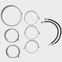 Kit de conduites de frein hydraulique sur mesure de haute qualité pour remorques Redneck et bateaux à essieu tandem, avec raccords de tuyau 3/16 po et 3/8-24 po