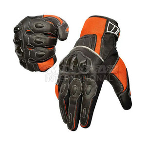 ถุงมือมอเตอร์ไซด์หนังสำหรับผู้ชายถุงมือมอเตอร์ไซด์ดีไซน์ใหม่ - Product Image 3