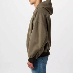 Vente en gros de blouson d'aviateur personnalisé OEM ODM pour hommes, streetwear, veste de vol de baseball à fermeture éclair légère et décontractée à la mode pour l'hiver et l'automne - Product Image 4