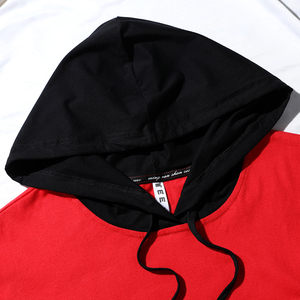 Alta calidad 220 Gsm algodón de primera clase al por mayor de gran tamaño de manga corta con capucha camiseta para hombres diseño en blanco - Product Image 2