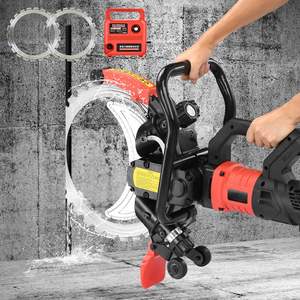 Scie électrique de 16 pouces avec 2 lames, 8980W, scie à béton, alimentation en eau, scie circulaire de 11,4 pouces - Product Image 2