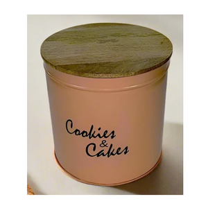 ถังโลหะใส่อาหารกล่องเก็บอาหารสำหรับใส่บิสกิตชากาแฟน้ำตาลขนมปังสำหรับห้องครัว - Product Image 1