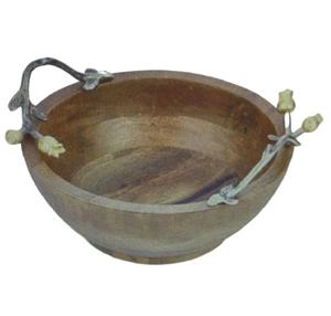 Bol en métal plaqué argent et or durable Hôtel Restaurant Utiliser Bol à noix Salade Servir Vaisselle Collection en acier inoxydable - Product Image 3