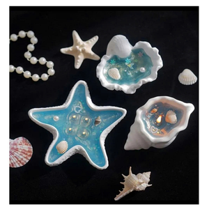 Seashell <b>Candle</b> Handmade Natural Shell Decor With Fresh Marine Aroma Seashell <b>Candle</b> For Beach Style Homes - Product Image 2