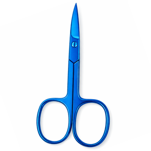 Tijeras Profesionales para Cutículas de Acero Inoxidable Azul, Herramienta de Precisión para el Cuidado de las Uñas con Punta Afilada y Construcción Duradera - Product Image 1