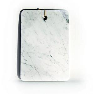 Surface de coupe en pierre élégante de planche de boucher de marbre blanc pour la cuisine à la maison servant du fromage et l'utilisation d'affichage des aliments - Product Image 6