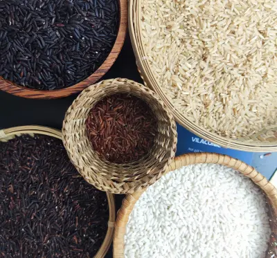 Orgánico-Arroz saludable mezclado de 3 tipos Exportación al por mayor | Arroz integral arroz rojo arroz negro | WS + 84931615449 (Sra. Sophie)