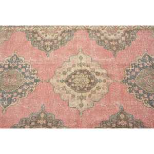 Vintage <b>Runner</b> Rug 5x12.9 ft (153x393 cm), Turkish <b>Red</b> Moroccan Rug - Product Image 5