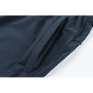 Pantalon de sport pour homme ERKE, micro rayures, nylon, taille élastique, bleu brumeux foncé - 11226202254-603 - Product Image 5