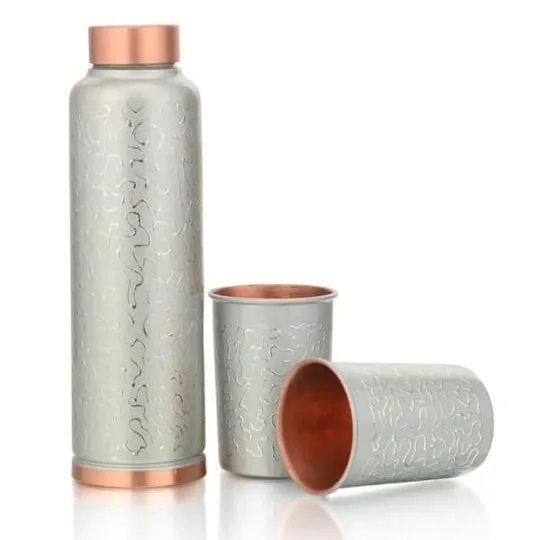 Unique Look Copper Water Bottle with High Quality Custom Color Copper Water Contain Bottle