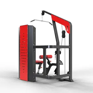 QLI LAT PULLDOWN SEATED ROW MACHINE QPSM083 top Quality Fitness Gym Machine Seated Pin Loaded Selection