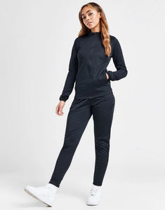 Vente en gros Ensemble deux pièces avec logo de broderie personnalisé Survêtement à blocs de couleurs pour femmes Slim Fit Polyester Jogging - Product Image 3