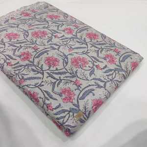 Custom Made 100% Wooden Hand Block Printed Cotton Fabrics Ideal for Clothing Designer and Home Textile Stores for Resale - Product Image 6