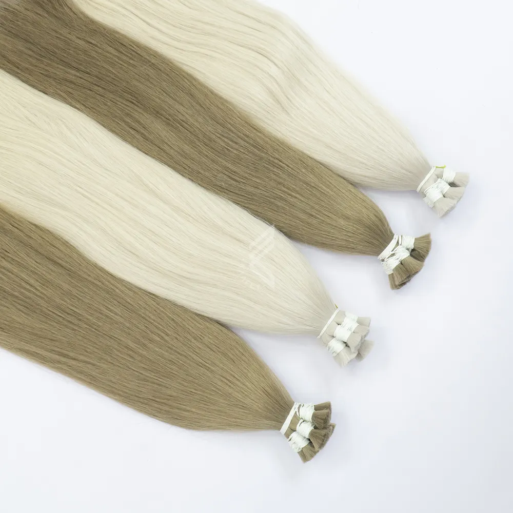 Rapid America Shipping Human Hair Extensions Light Color Double Weft For Women, In Stock Now