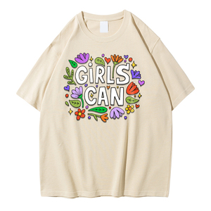 Bangladesh OEM 2025 T-Shirt for Plus Size Women Graphic Printed Cotton Oversized Tee Custom Logo Wholesale Casual Supply - Product Image 5