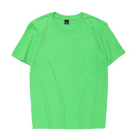 OEM Bangladesh China fabrieks prijs 200g 100% puur katoenen T-shirt, losse pasvorm, korte mouwen, basic ronde hals, blanco T-shirt