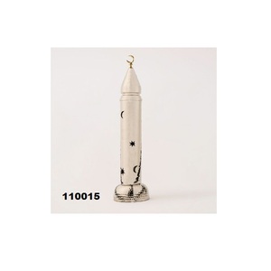 Hot <b>Sale</b> Eco-Friendly Brass & Glass Tea Light Holder with Silver Finish for <b>Christmas</b> Home Living Room & Bedroom <b>Decor</b> - Product Image 3