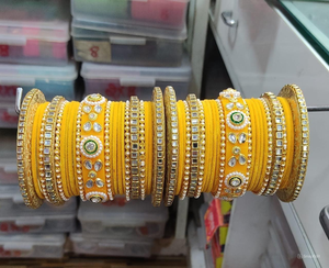 Indian Fashionable and Traditional Brass Bangles Women Wedding Bangles <b>for</b> Women and <b>Girls</b> - Product Image 1